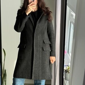 ASOS Black Speckled Coat